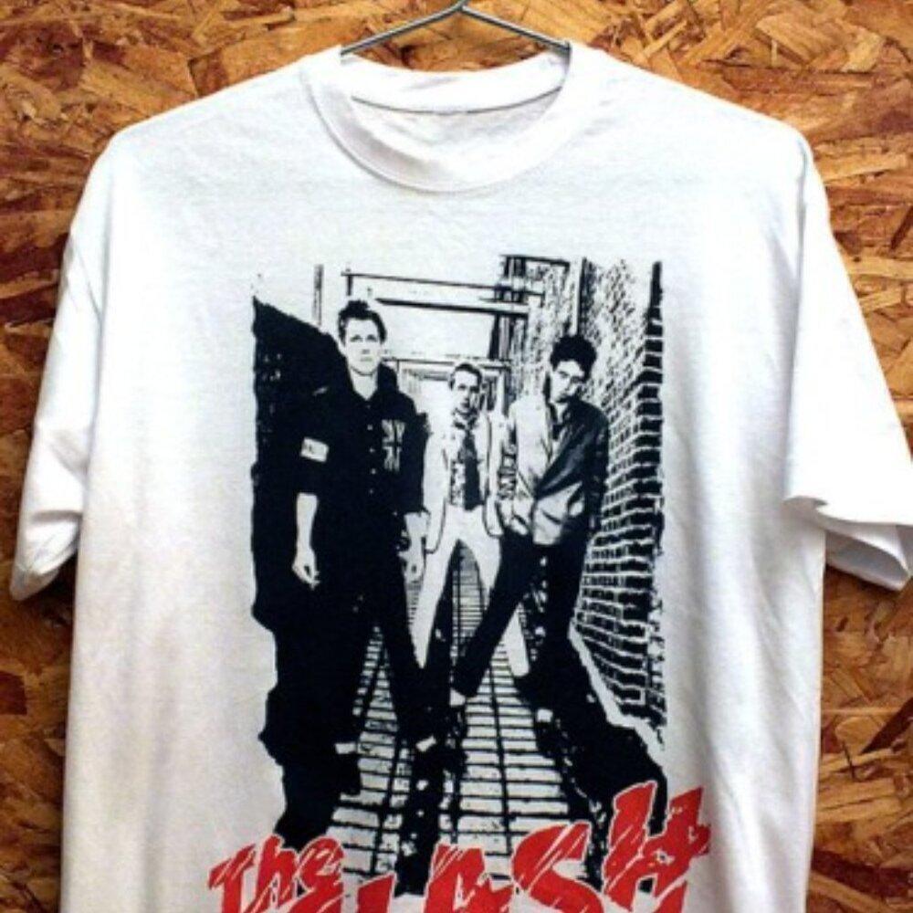 The Clash English Rock Band T Shirt Retro Music Graphic Fan Gift Album T